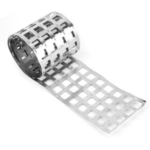 1M 0.15mm dikke Nikkel Strip - Vernikkeld Stalen Strip Vel voor 18650 Batterij - Solderen Tab Batterij Puntlassen - 5P 0.15 * 87.5mm .