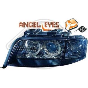 Audi - Diederichs 1024685 - Koplampen Set - Zwart - Rond - Met Navigatielicht