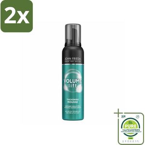 John Frieda – Haarmousse – Luxurious Volume Perfectly Full – Volumeverhogend – 200 ml - Voordeelverpakking - 2 stuks - Haarmousse - Volume