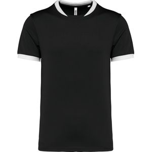 PROACT® Rugbyshirt met korte mouwen uniseks PA4027 - Black - M