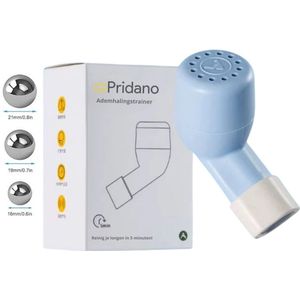 Flutter voor vastzittend slijm - ademhalingstrainer - longtrainer - LUXE variant - INCL 3 ballen - Zwaarte verstelbaar - COPD