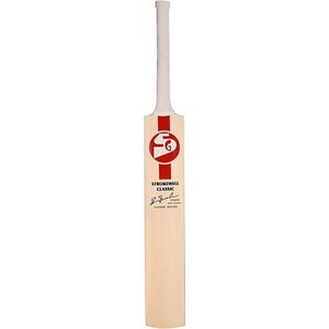 SG Strokewell Classic cricketbat | Kleur: beige | Maat: heren, kort handvat | Voor mannen en jongens | Materiaal: hout | Traditioneel gevormd voor fantastische slagen | Schokabsorptie | Verbeterde flexibiliteit