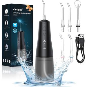 Draadloze Waterflosser met 3 Modi en 5 Straaltips - IPX7 Waterdichte Orale Irrigator