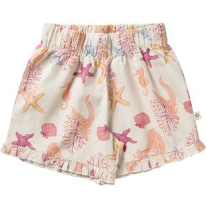Marina | Ruffle Shorts | Korte broek met zeedieren | Meisjes | Maat 80 t/m 140 | YOUR WISH
