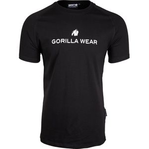 Gorilla Wear Davis T-shirt - Zwart - 4XL