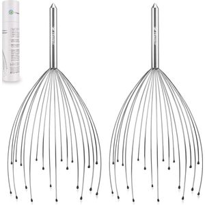 Hoofdmassage Spinner met 20 Vingers voor Diepe Ontspanning en Stressverlichting