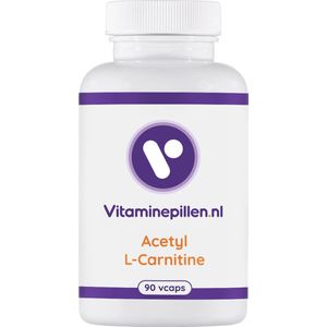 Vitaminepillen.nl | Acetyl-L-Carnitine | Vcaps | 90 stuks | Gratis verzending | Hoog gedoseerd.