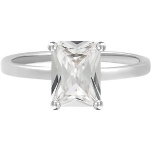 Ring Ines Silver - Ring - Ring met diamant - maat 16