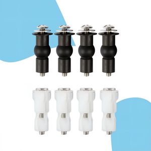 Kbstronics universele Scharnieren voor Toiletbril - totale set - Bevestigingsset Toiletbrilinstallatie - bevestigingsset wc