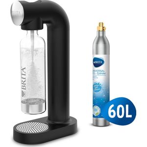 BRITA - SodaONE - Bruiswatertoestel - Zwart - inclusief 1 CO2-patroon