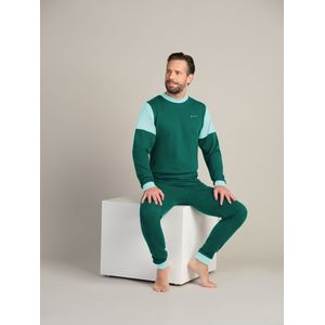 Hansop voor volwassenen | Rugritssluiting | Plukpak | Eendelige uitvoering | Donkergroen | XXXL