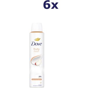 6x Dove Deo spray - 200ml fruity fresh