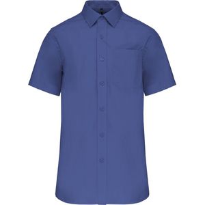 Kariban Heren poplin overhemd korte mouwen K543 - Cobalt Blue - XS