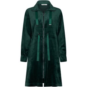 Pastunette Premium - Badjas - Emerald - Velours - Donkergroen - Maat XXL