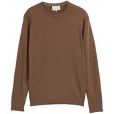 TOM TAILOR - Trui - Bruin - Knitwear - Lange Mouw