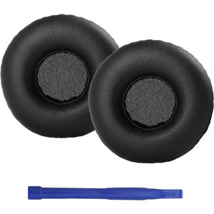 Allecto Plus - Oorkussens Oordopjes Vervangende Oorkussens Compatibel met Synchros E40BT E40 S400 T450 Hoofdtelefoon Zwart