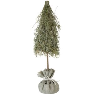 J-Line Kerstboom takjes - hout - groen - small