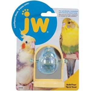 JW Activitoy Tip & Treat - Parkieten speelgoed - Vogelspeeltje - Kunststof - Geel - 8 cm