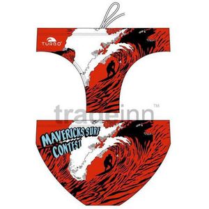 Turbo Mavericks Wave - Zwemslip - Rood - 2XL - Voor Waterpolo