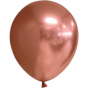 Latex glanzende koper chrome ballonnen.