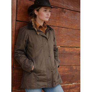 Dames - Malanda Jacket - Waxjas - Bruin