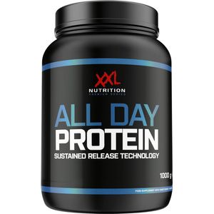 XXL Nutrition - All Day Protein - Eiwitpoeder, Proteïne poeder, Eiwitshake, Proteïne Shake, Whey Protein - Aardbei - 1000 Gram