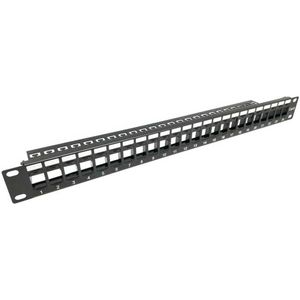 Euroconnex - 0035 - UTP Cat6 - 1U 19 inch Patchpaneel - 24 Poorten