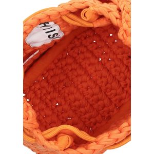 Hvisk Luna Crochet Handtassen Dames - Oranje - Maat ONESIZE