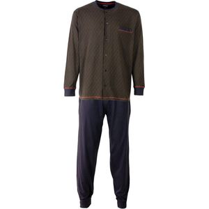 Paul Hopkins Heren Pyjama - 100% katoen - Doorknoop - Grijs - Maat S