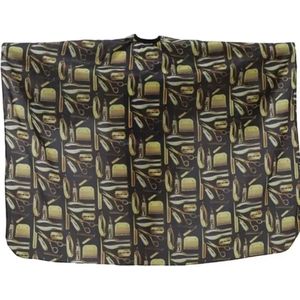 Livano Baardschort - Beard Bib - Scheerschort - Baard Cape - Kappersmantel - Kapmantel - Geel