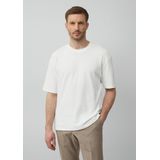 Shirt - Effen - Ronde Hals - Halve Mouw - Losse Pasvorm - Normale Lengte