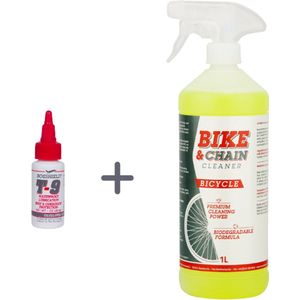 Boeshield T-9 + Bike Chain Cleaner | Wax lube plus Fietsreiniger | Watervast smeermiddel en corrosiebescherming