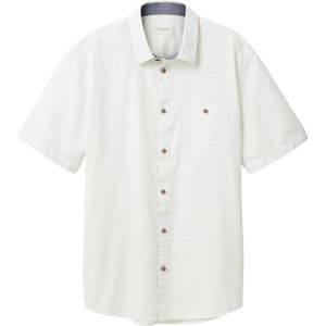 Tom Tailor Overhemd Kleurrijk Gestructureerd Overhemd 1036225xx10 31820 Mannen Maat - M