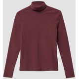 T-shirt - Katoenmix - Met Geribde Strepen