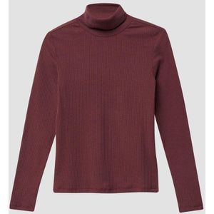 T-shirt - Katoenmix - Met Geribde Strepen