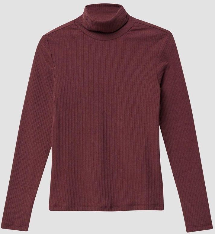 T-shirt - Katoenmix - Met Geribde Strepen