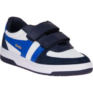 Gola Hawk Strap Wit-Blauwe Sneaker