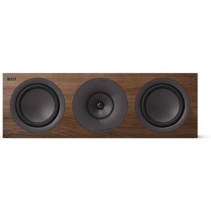KEF Q6 Meta - Passieve HiFi-midden/LCR-luidspreker - Walnut - 3-weg gesloten behuizing - 10 cm Uni-Q-driver met MAT