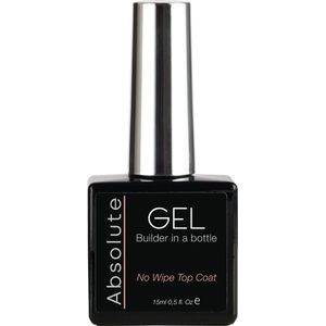 Gellex - Biab - Absolute Builder Gel in a bottle - No Wipe Top Coat 15ml – Top Coat Gellak - Topcoat nagellak -Polygel