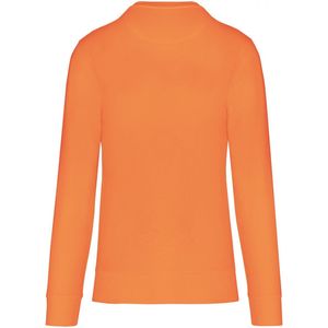 Sweatshirt Kind 8/10 Y (8/10 ans) Kariban Ronde hals Lange mouw Light Orange 85% Katoen, 15% Polyester