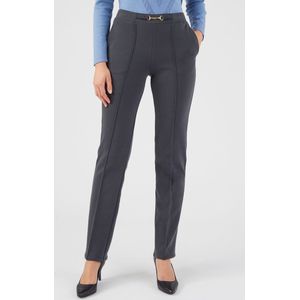 Damart - Pantalon rechte snit gebreid milano Thermolactyl - Dames - Grijs - 38