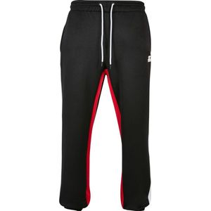 Starter Black Label Laser Track Pants Black/Cityred/White-M