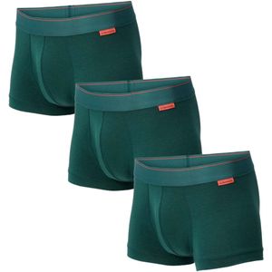 Undiemeister Korte Boxershort Heren - Misty Forest (Groen) - 3-Pack - Mellowood Tencel - Ademend, Anti-Bacterieel & Naadloos Ondergoed - Premium Onderbroeken Heren - Maat S