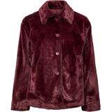 Pieces - Pcrobyn Jacket 17153567 - Damesjas - Tawny Port - Regular Pasvorm