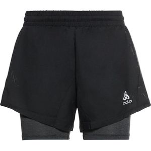 Odlo Damen 2-In-1 Shorts Run Easy 5 Inch 322591 Black-M