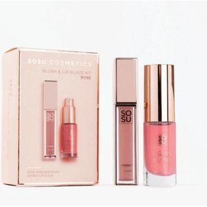 Sosu | Blush and Lip Glaze Giftset Pink - Vegan