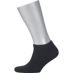 Purple-Daisy Sneakersokken | Multipack | Unisex | 6 Paar (pd2003) -SALE- Maat 35-39 - ZWART / WIT