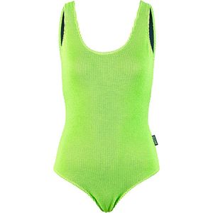 BECO crinkle badpak - neon groen - maat 36