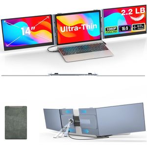 Draagbare 2.5K Monitor voor Laptop - 23.8 Inch QHD IPS Scherm met 180Hz Refresh Rate