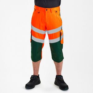 Engel Safety Light 3/4 broek 6544-319 - Hi-vis Orange / Green - 74